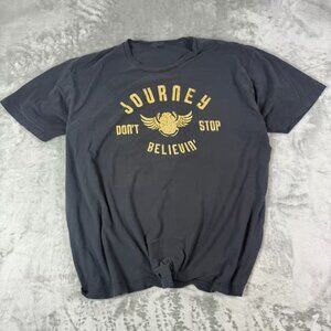 Tultex "Journey Dont Stop Believin" causal graphic tshirt mens XXL